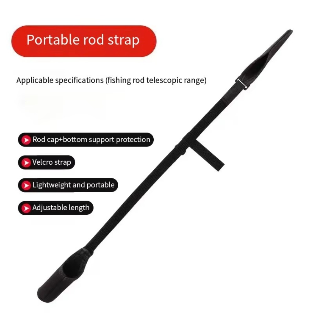 Fishing Rod Combo - Taşınabilir olta saklama çantası ayarlanabilir olta